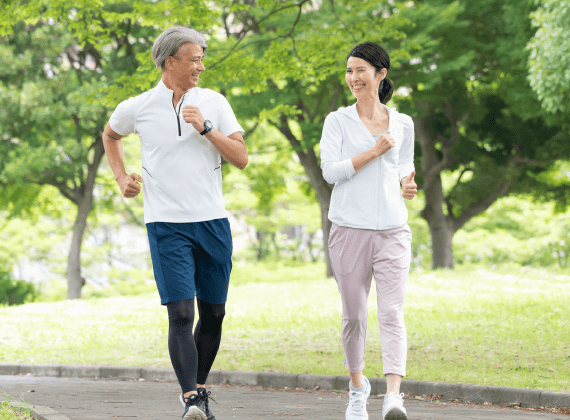 “歩く”から、健康を始めよう。