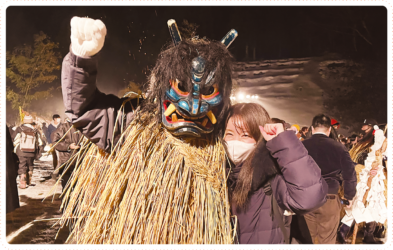 神楽や和太鼓演奏のシーン
