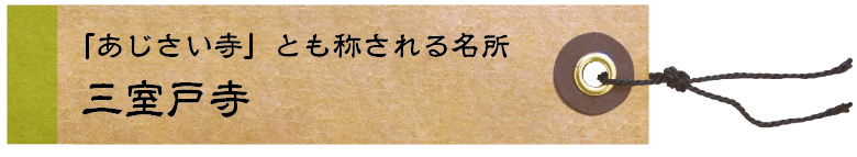 「あじさい寺」とも称される名所 三室戸寺