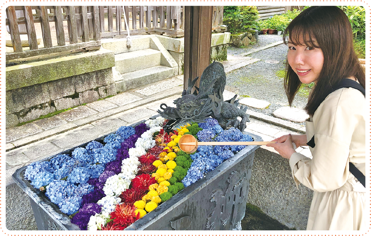 柳谷観音 楊谷寺（花手水）