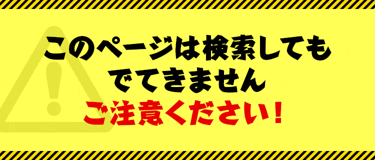 このページは検索してもでてきません!ご注意ください!