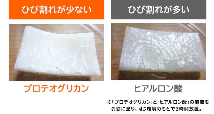 プロテオグリカン ヒアルロン酸　お持ち比較